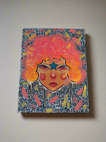 "Star Child" Original Acrylic Painting by Echo Curios