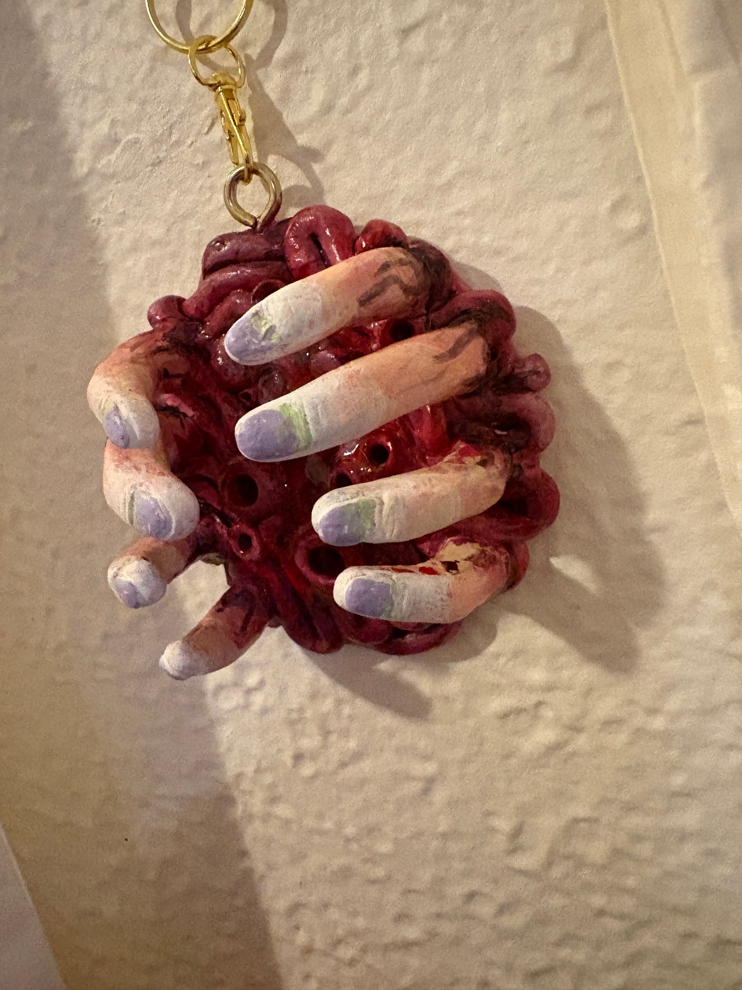 "Tethered Reach" Original Clay Curio by Echo Curios