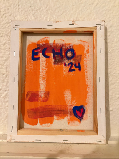 "Who?" Original Acrylic Painting by Echo Curios