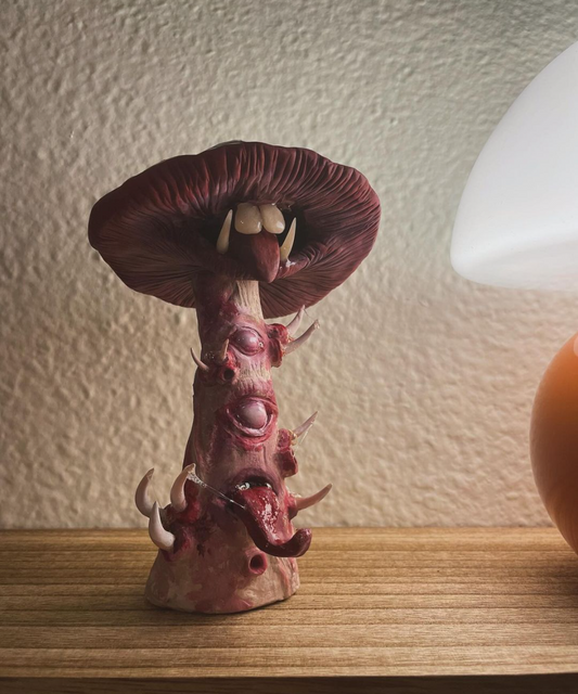 "Fungal Horror" Original Clay Sculpture by Echo Curios