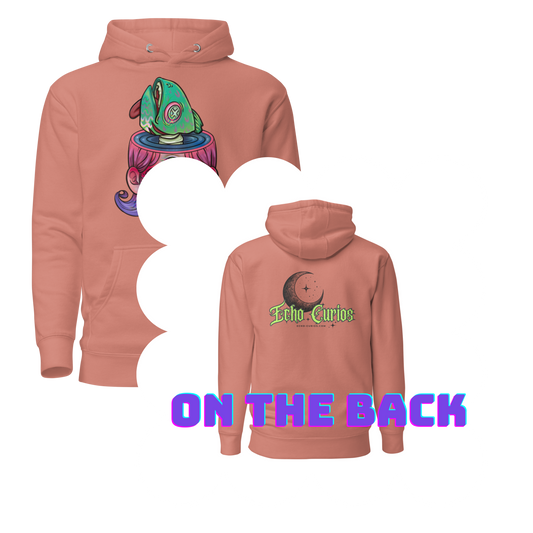 "Fish Goblin" Graphic Hoodie by Echo Curios