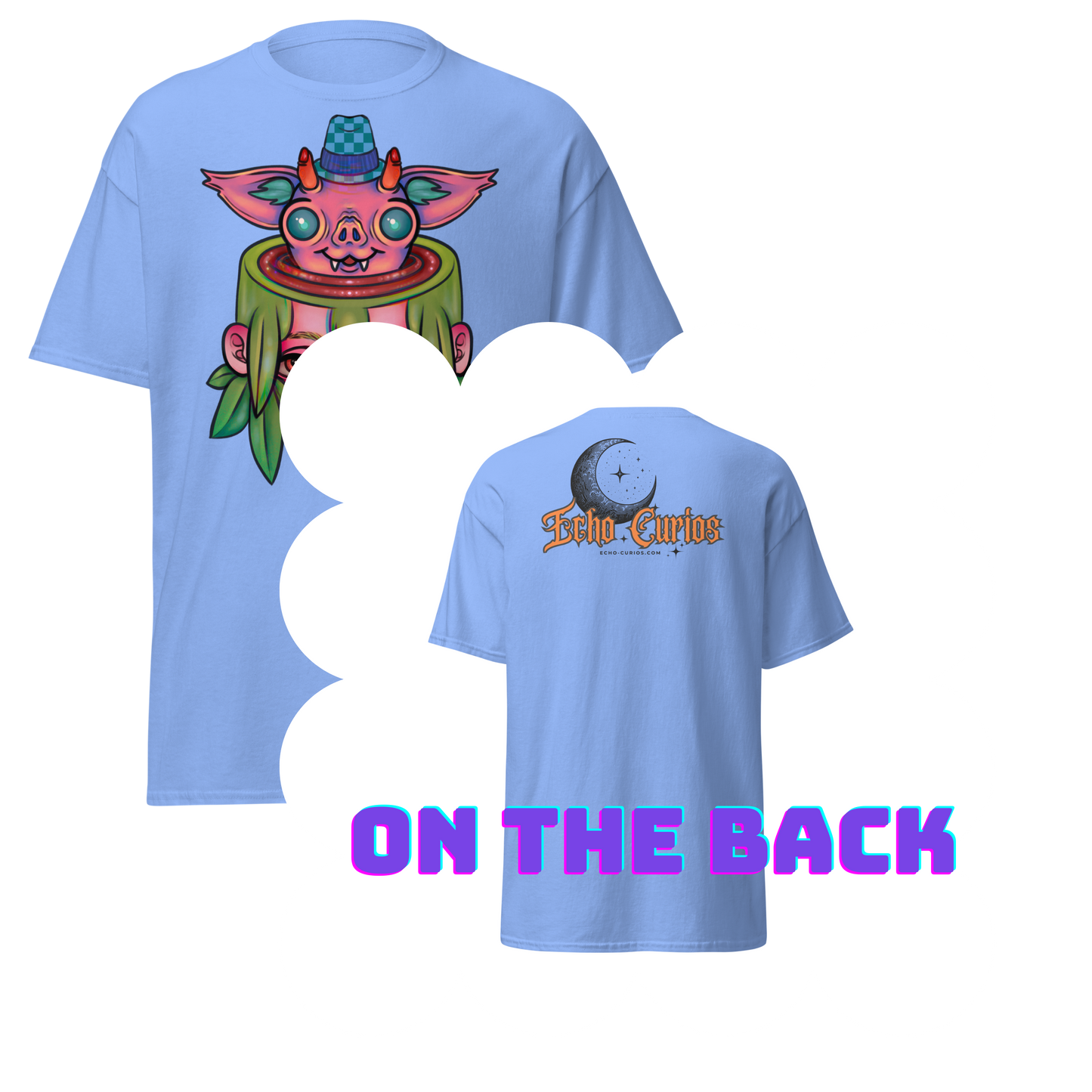 "Chihua-Bat Goblin" Graphic T-Shirt by Echo Curios